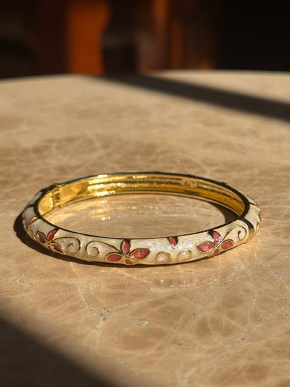 Petal Enamel Bangle