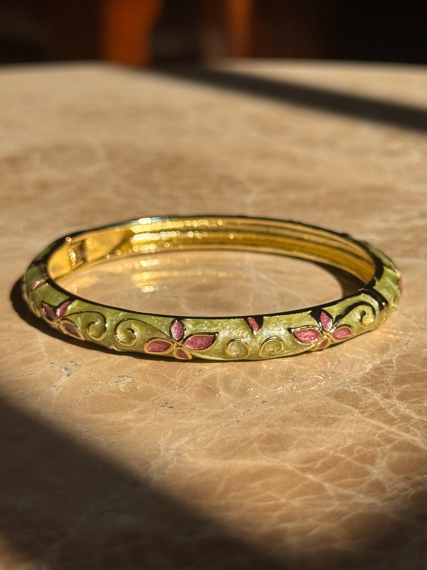 Petal Enamel Bangle