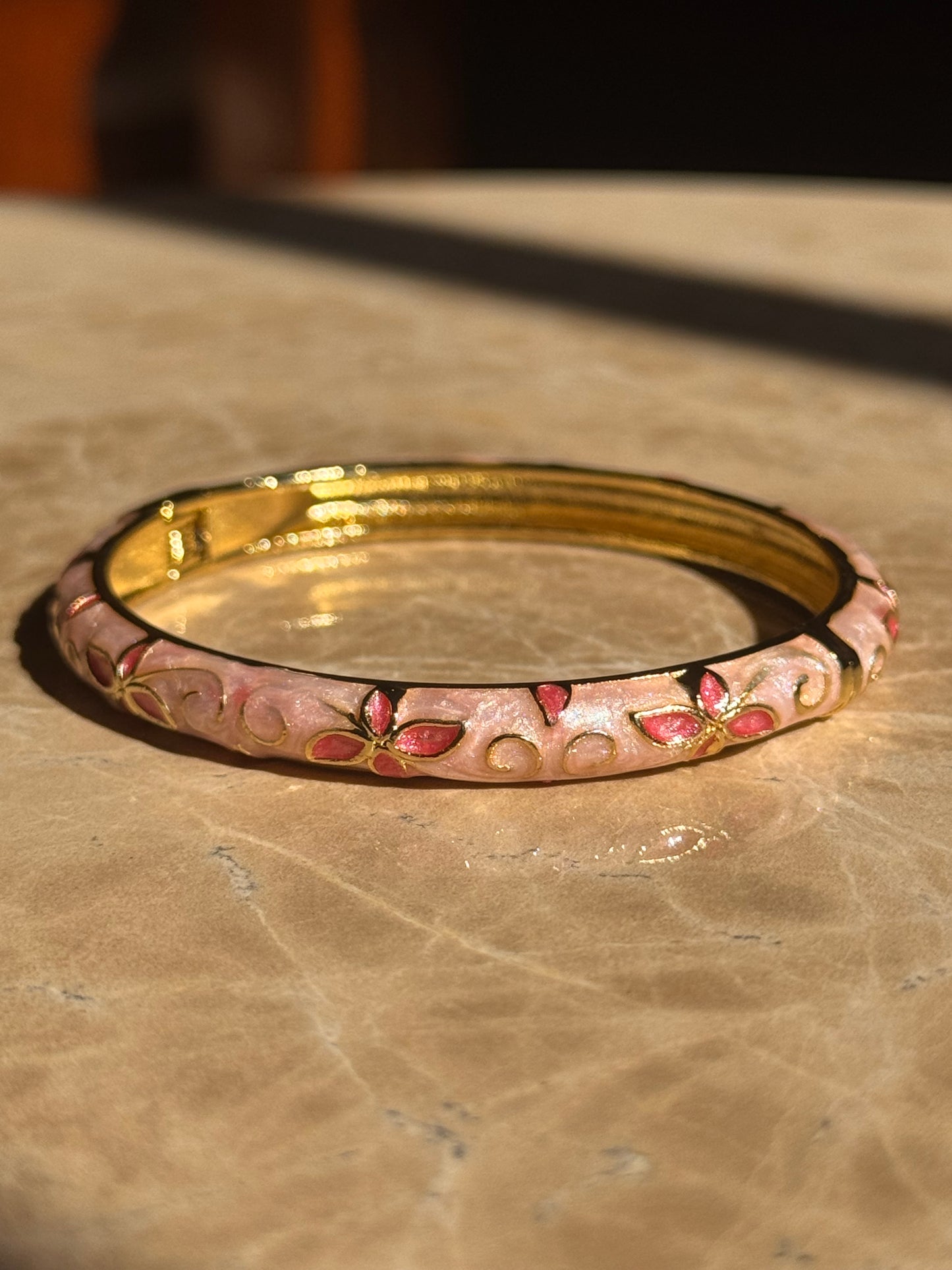 Petal Enamel Bangle