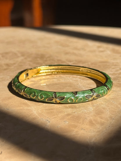 Petal Enamel Bangle