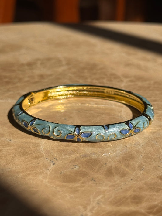 Petal Enamel Bangle