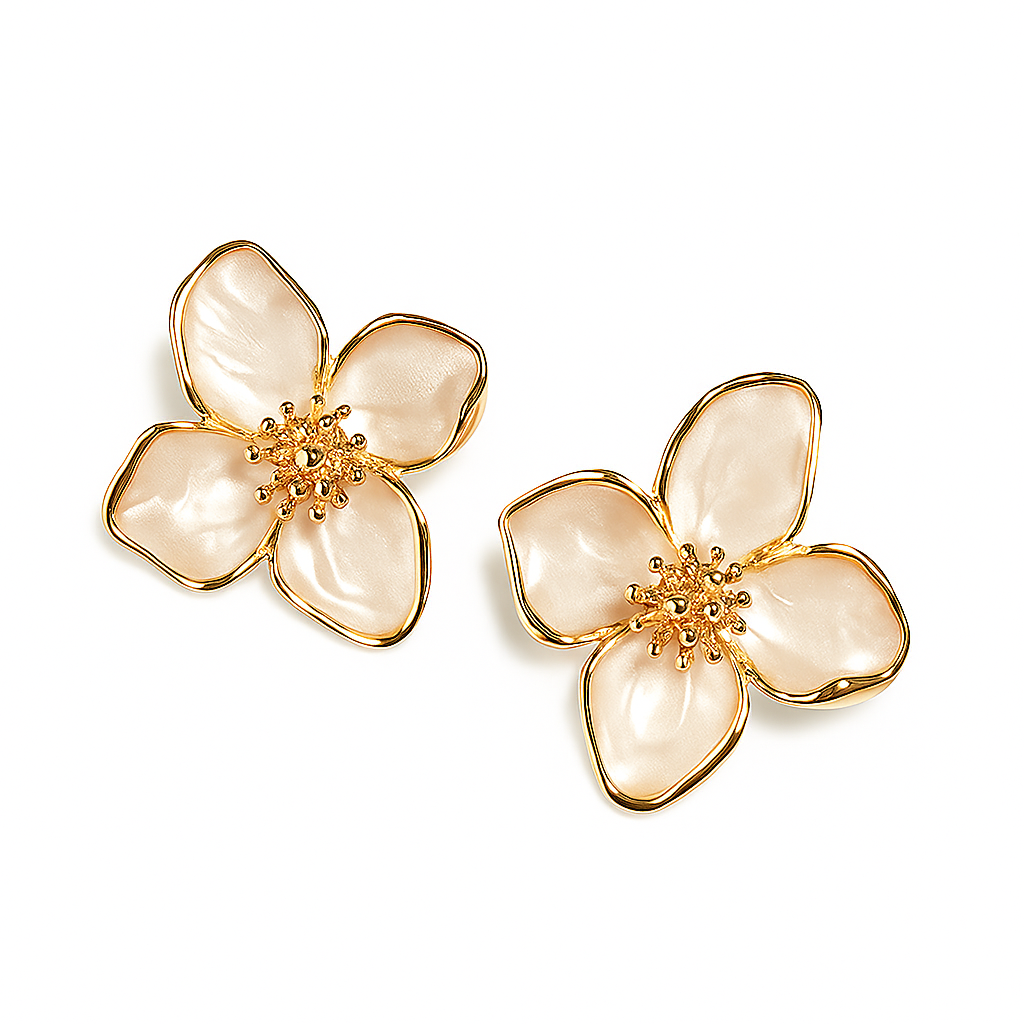 Hibiscus Earrings